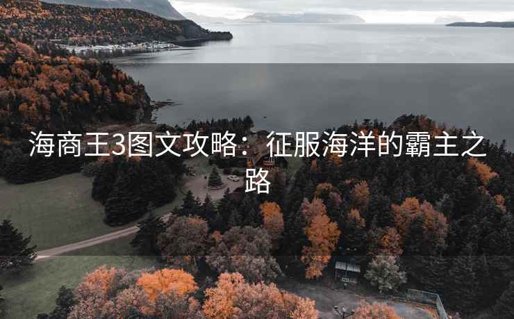 海商王3图文攻略：征服海洋的霸主之路